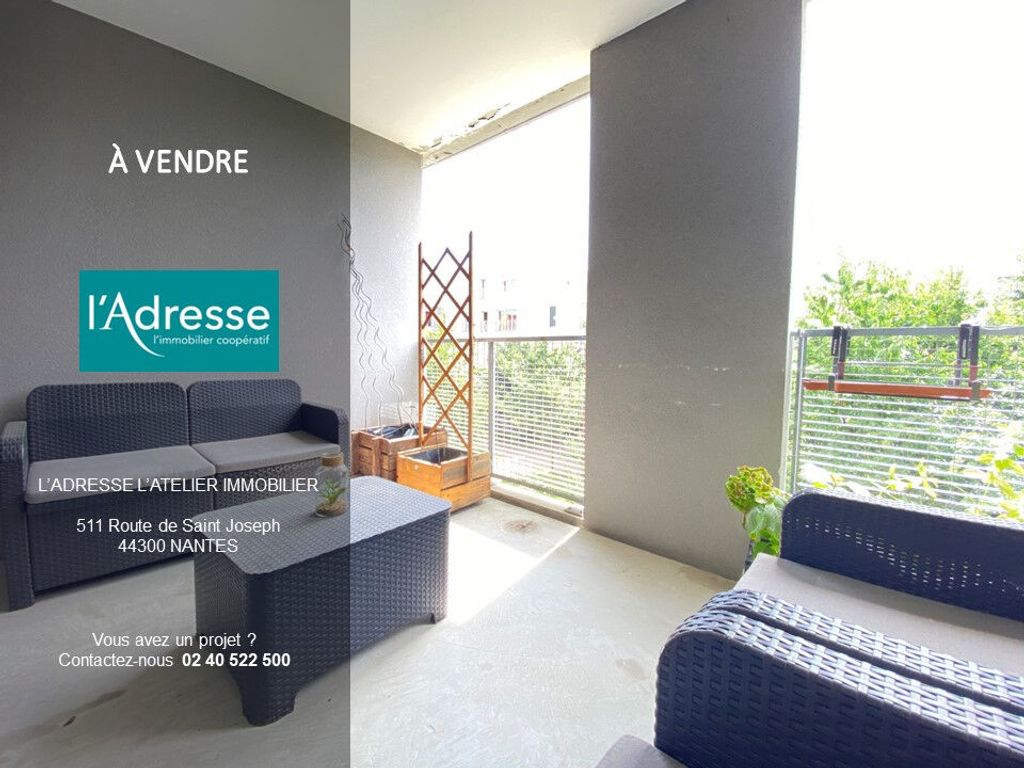 Achat appartement à vendre 3 pièces 56 m² - Nantes