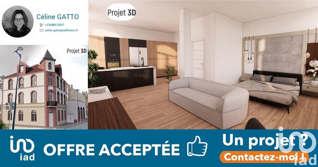 Achat appartement à vendre 3 pièces 48 m² - Rombas