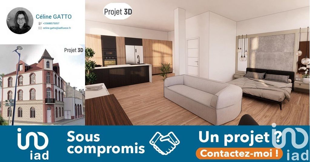 Achat appartement à vendre 3 pièces 48 m² - Rombas