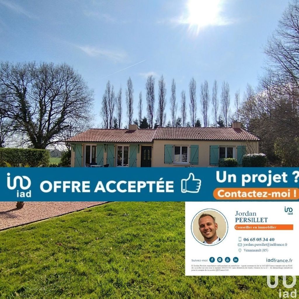 Achat maison à vendre 5 chambres 199 m² - Saint-Martin-des-Noyers