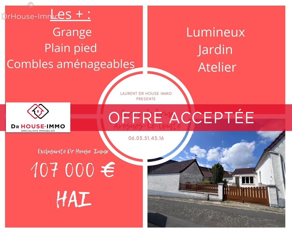 Achat maison 2 chambre(s) - Avesnes-le-Comte