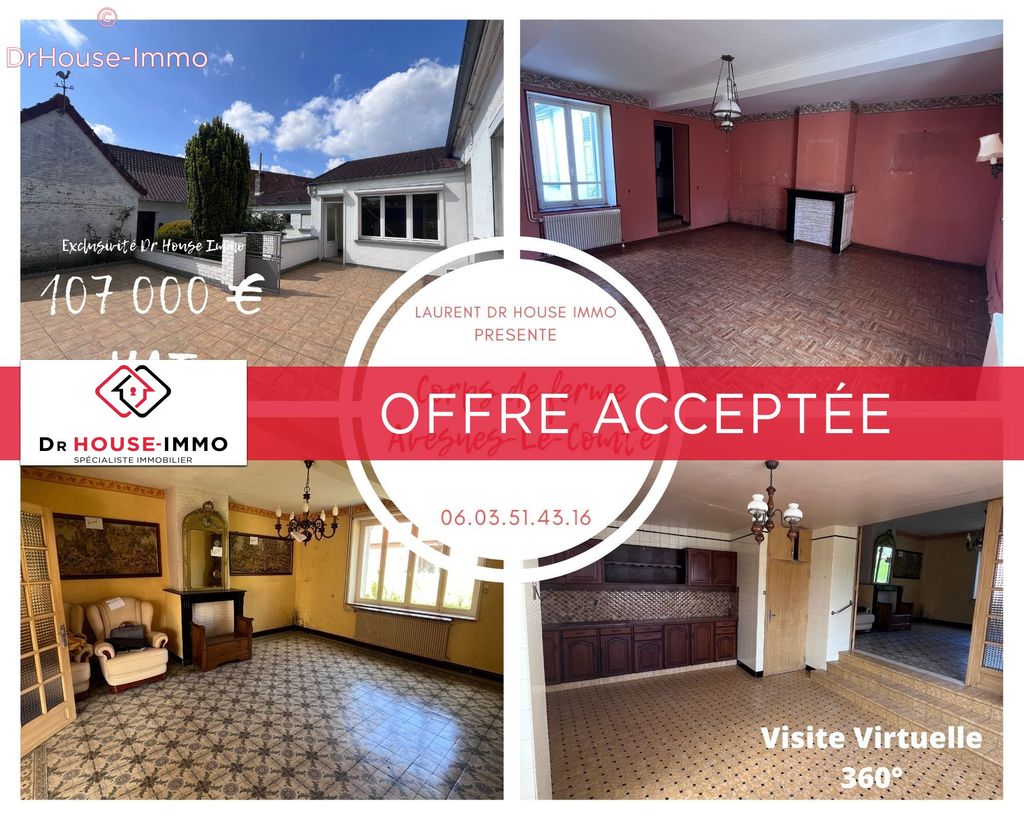 Achat maison 2 chambre(s) - Avesnes-le-Comte