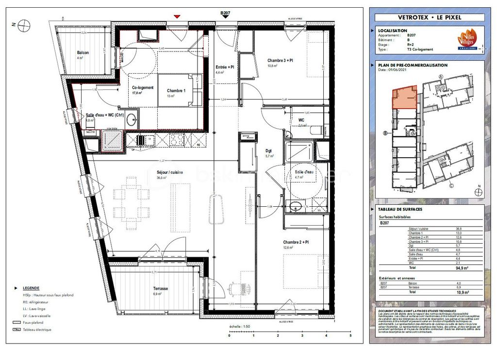 Achat appartement 4 pièce(s) Chambéry