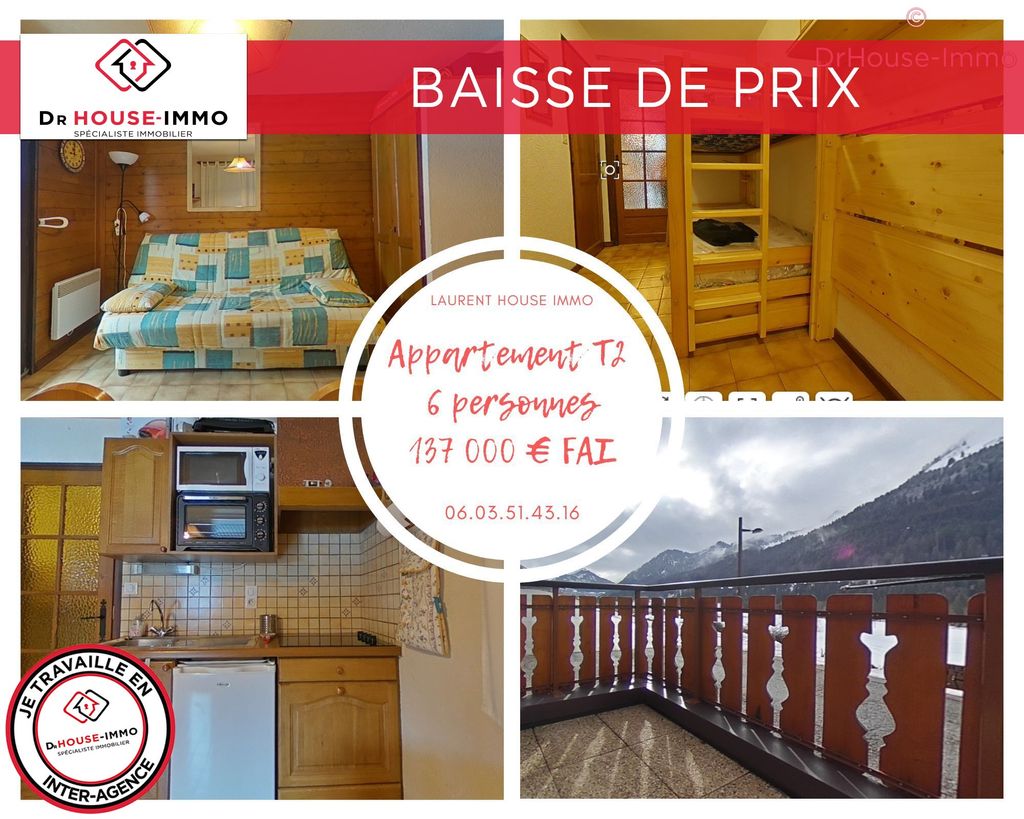 Achat appartement à vendre 3 pièces 25 m² - La Chapelle-d'Abondance