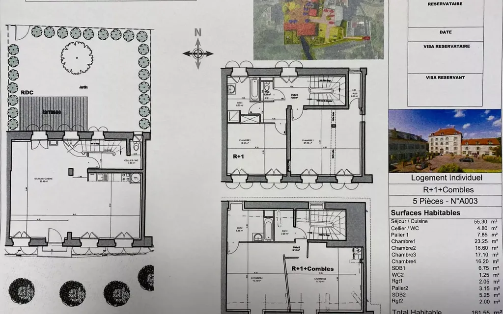 Achat appartement à vendre 6 pièces 162 m² - Courteuil