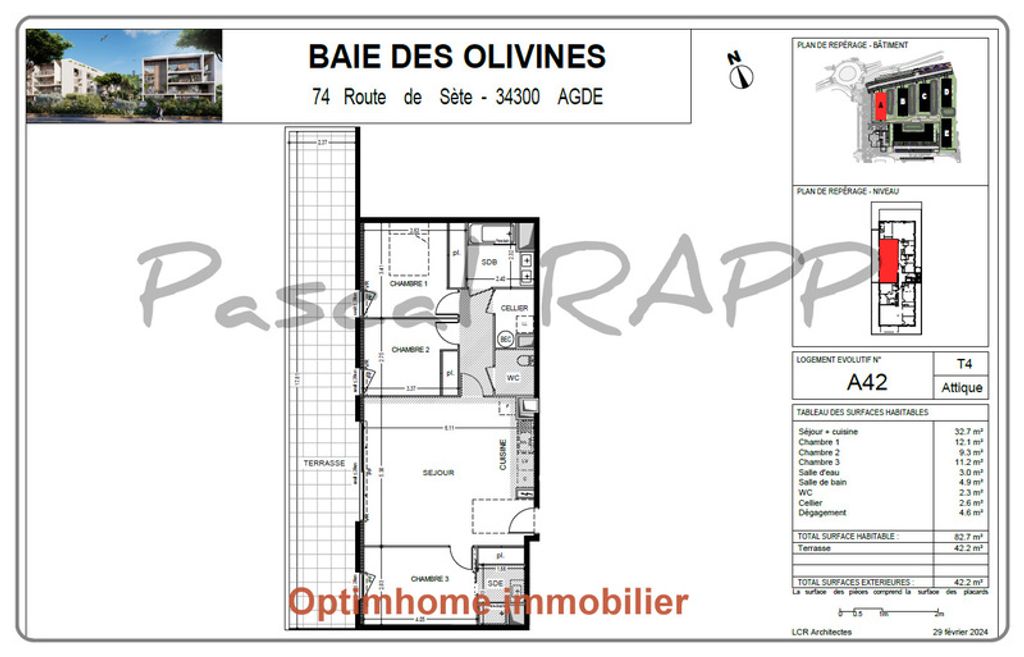 Achat appartement 4 pièce(s) Agde