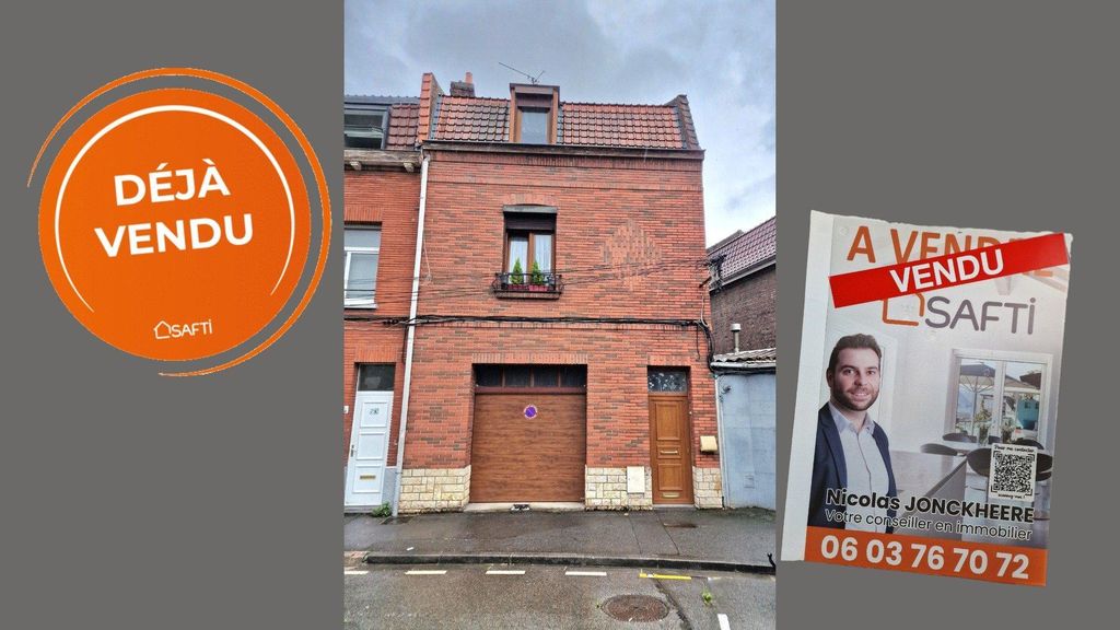 Achat maison à vendre 2 chambres 95 m² - Lille