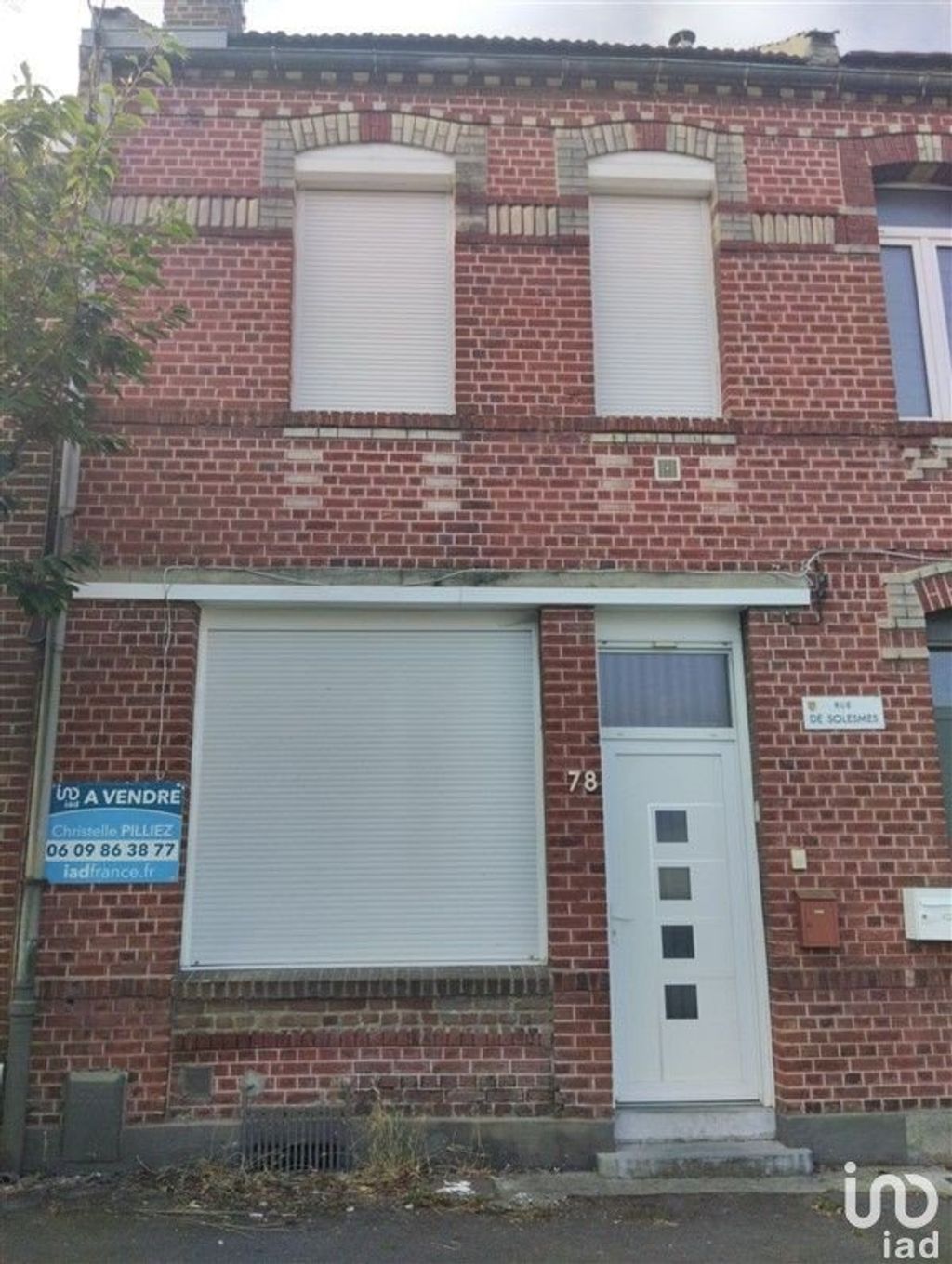 Achat maison à vendre 3 chambres 87 m² - Cambrai