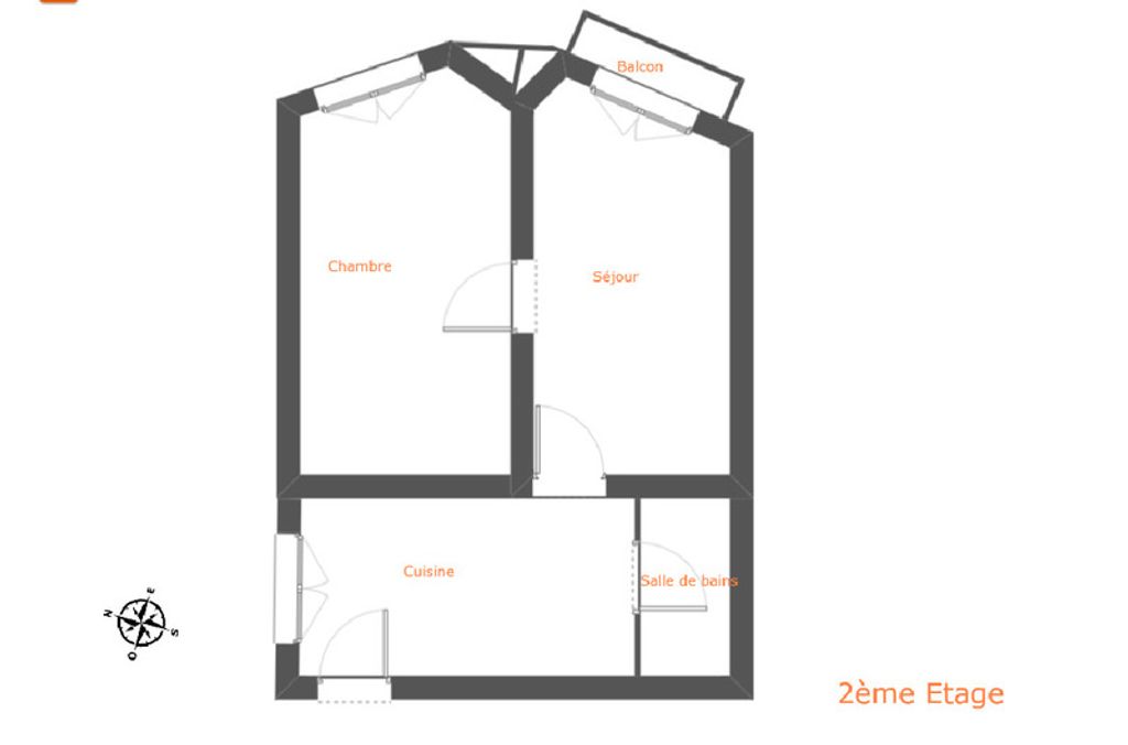 Achat appartement à vendre 2 pièces 35 m² - Grenoble