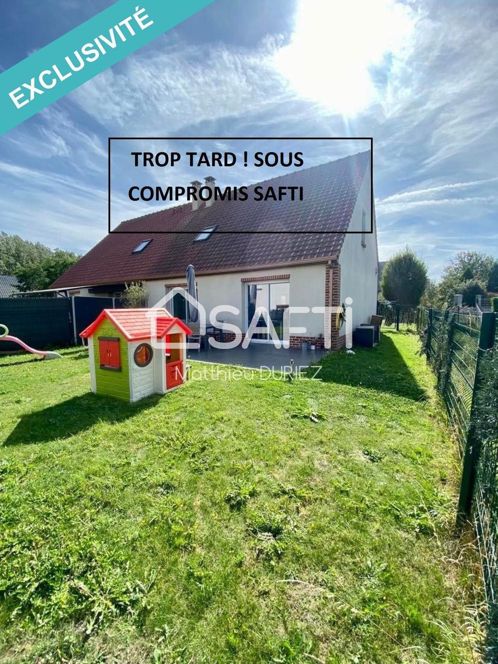 Achat maison à vendre 3 chambres 100 m² - Loon-Plage