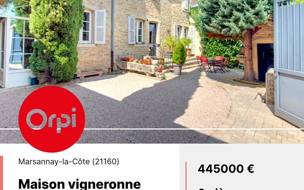 Achat maison à vendre 5 chambres 172 m² - Marsannay-la-Côte