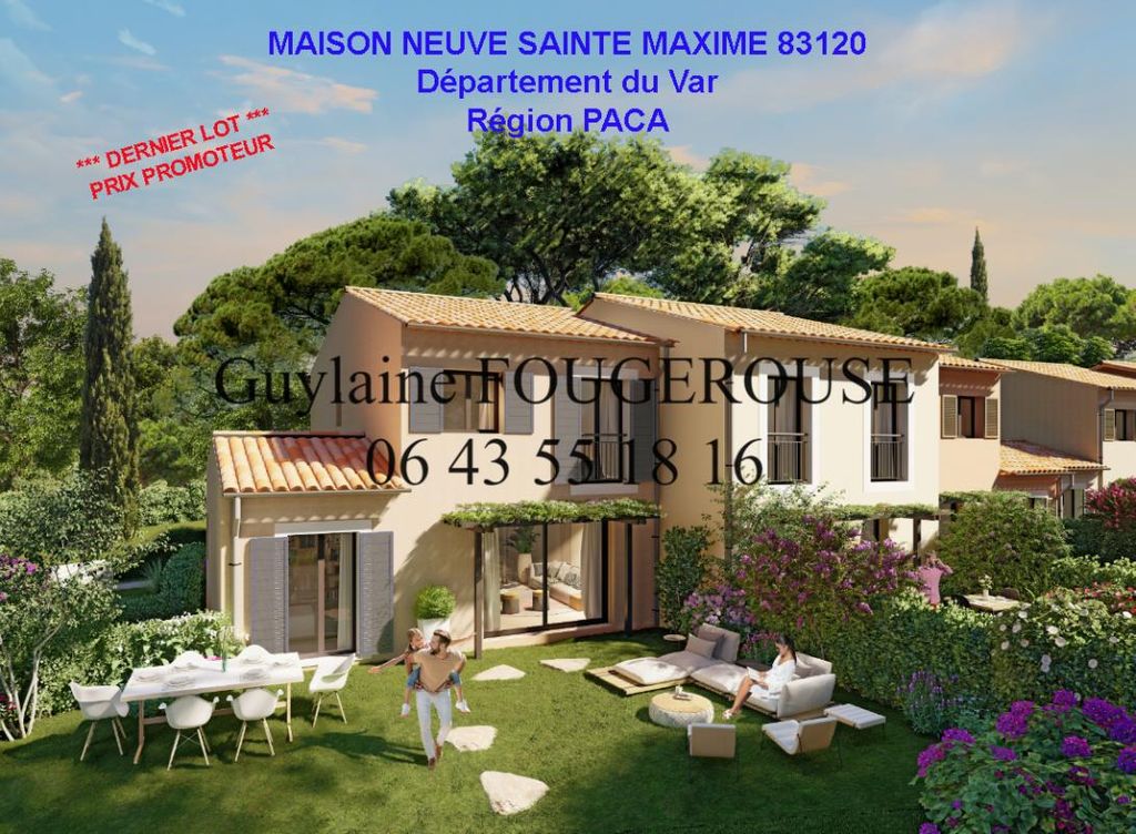 Achat maison à vendre 4 chambres 92 m² - Sainte-Maxime