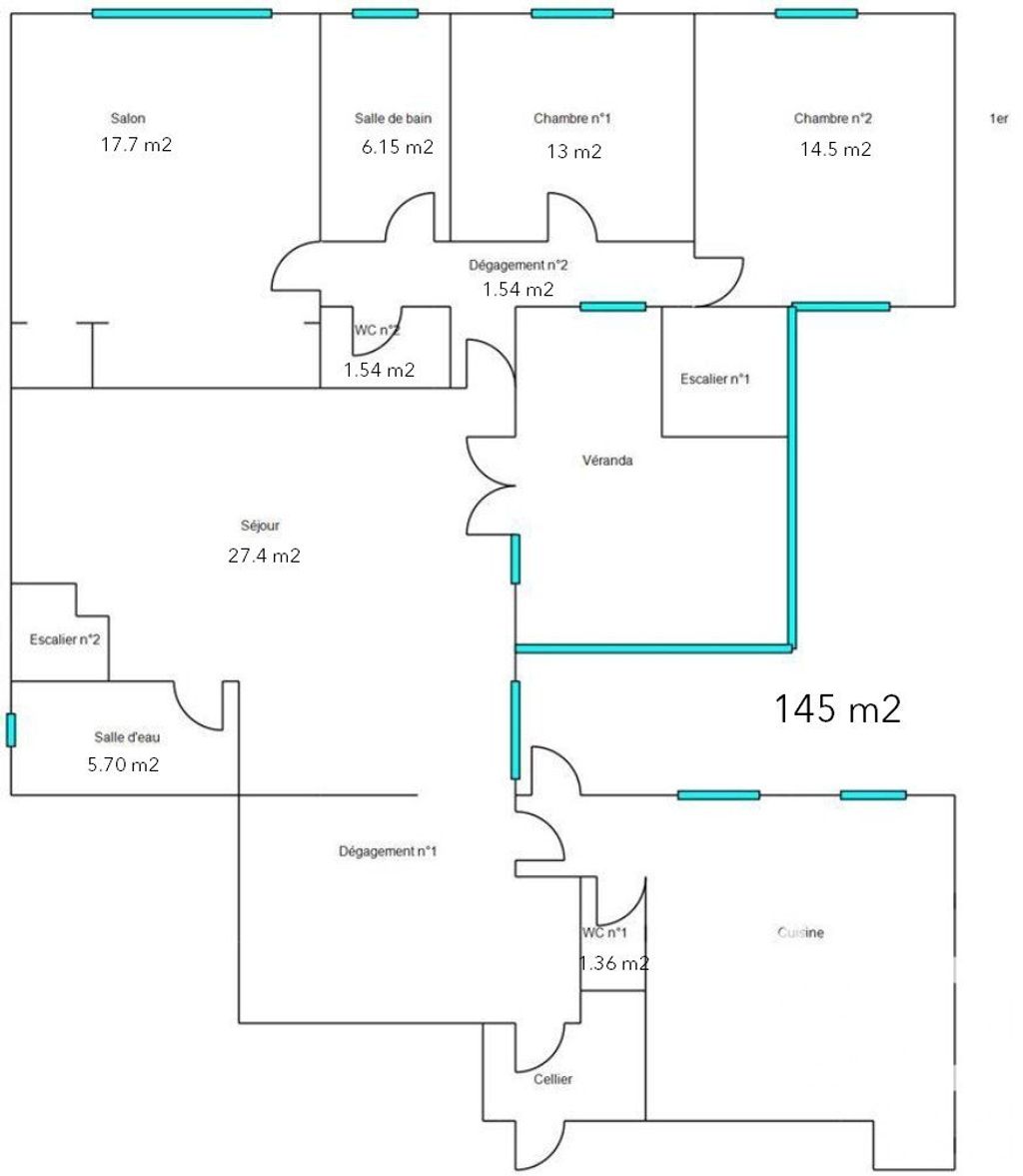 Achat appartement à vendre 5 pièces 140 m² - Amiens