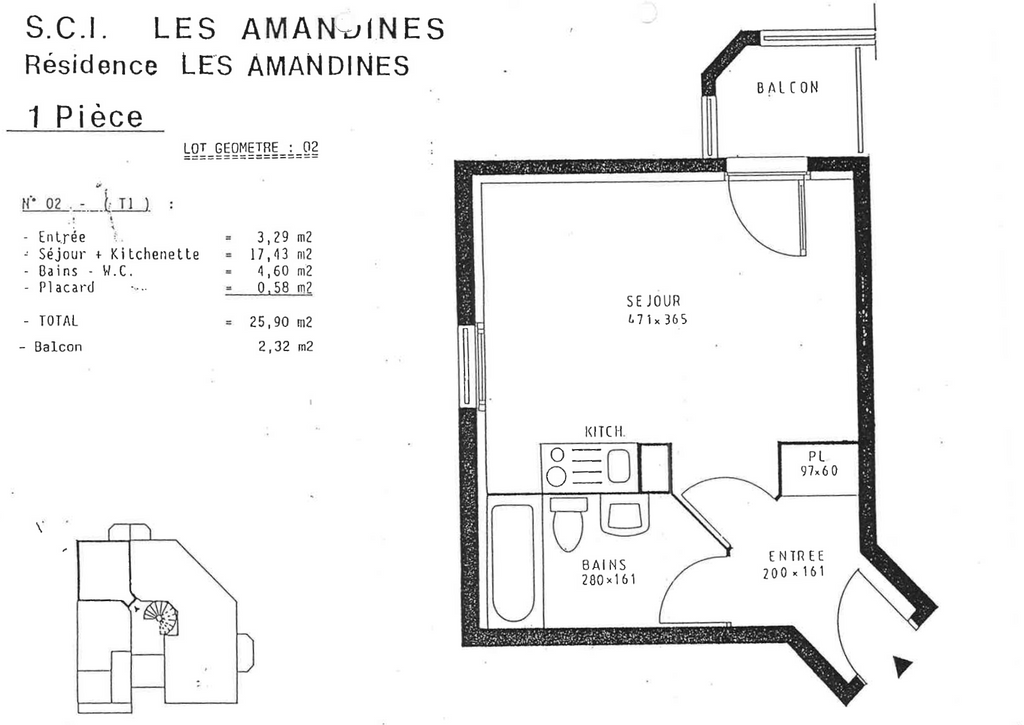 Achat appartement 1 pièce(s) Metz