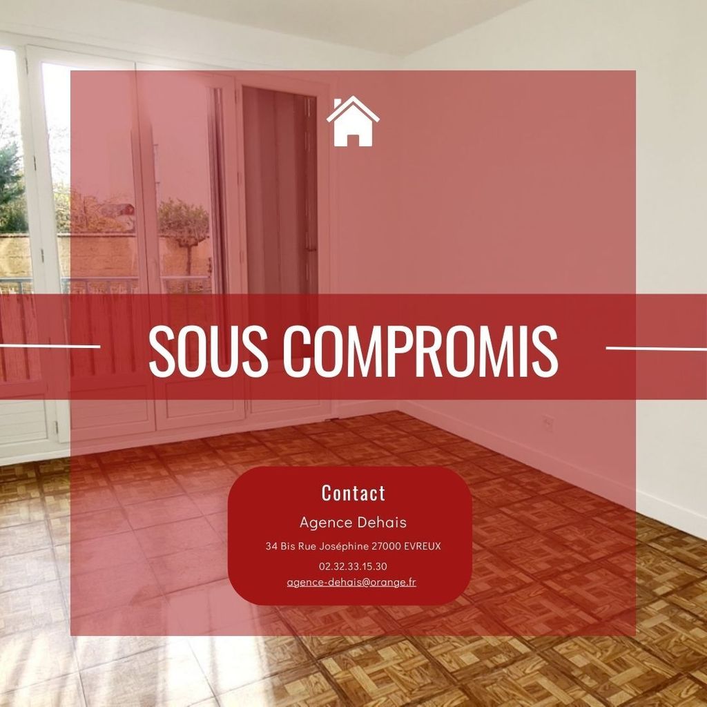 Achat appartement à vendre 3 pièces 66 m² - Gravigny