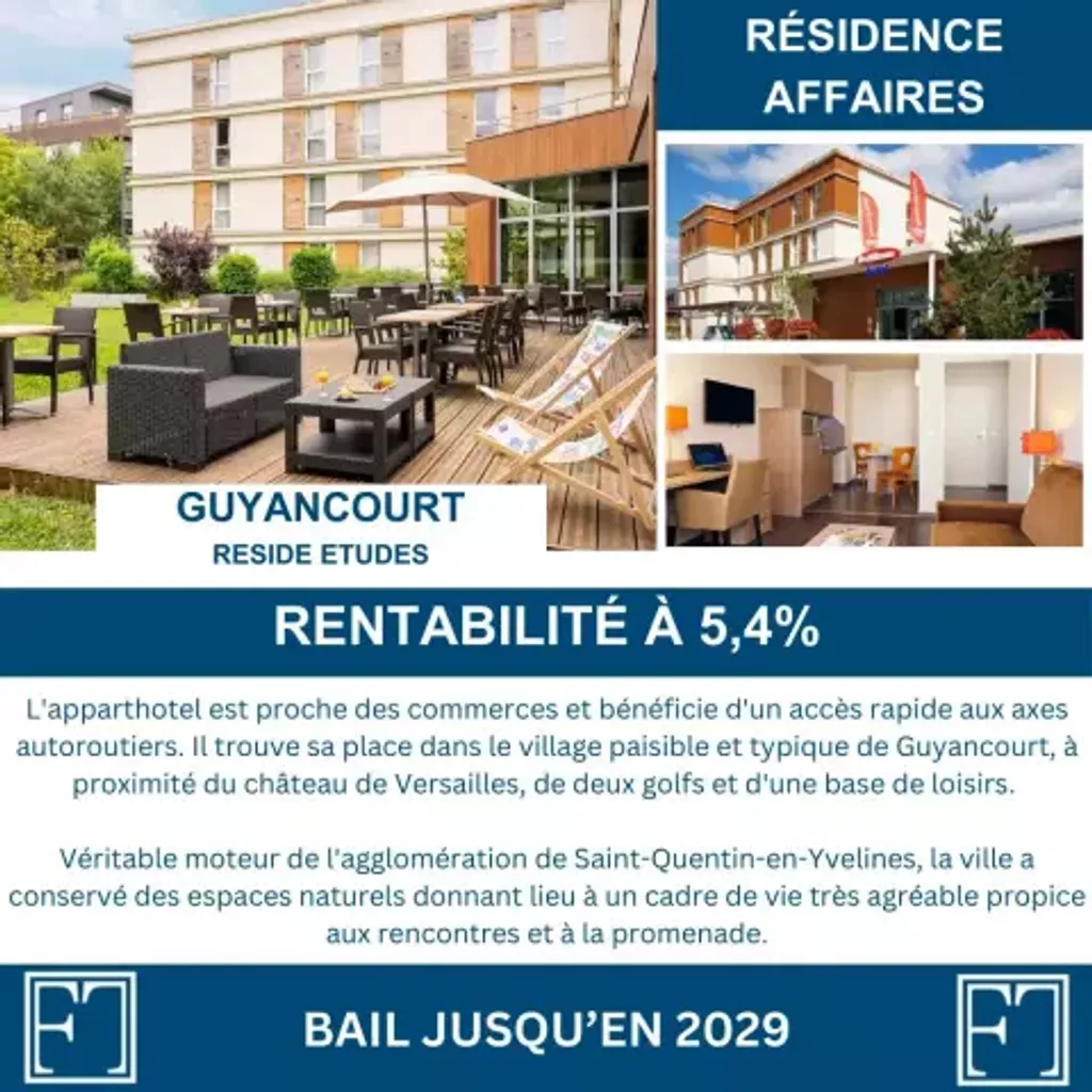 Achat studio à vendre 19 m² - Guyancourt