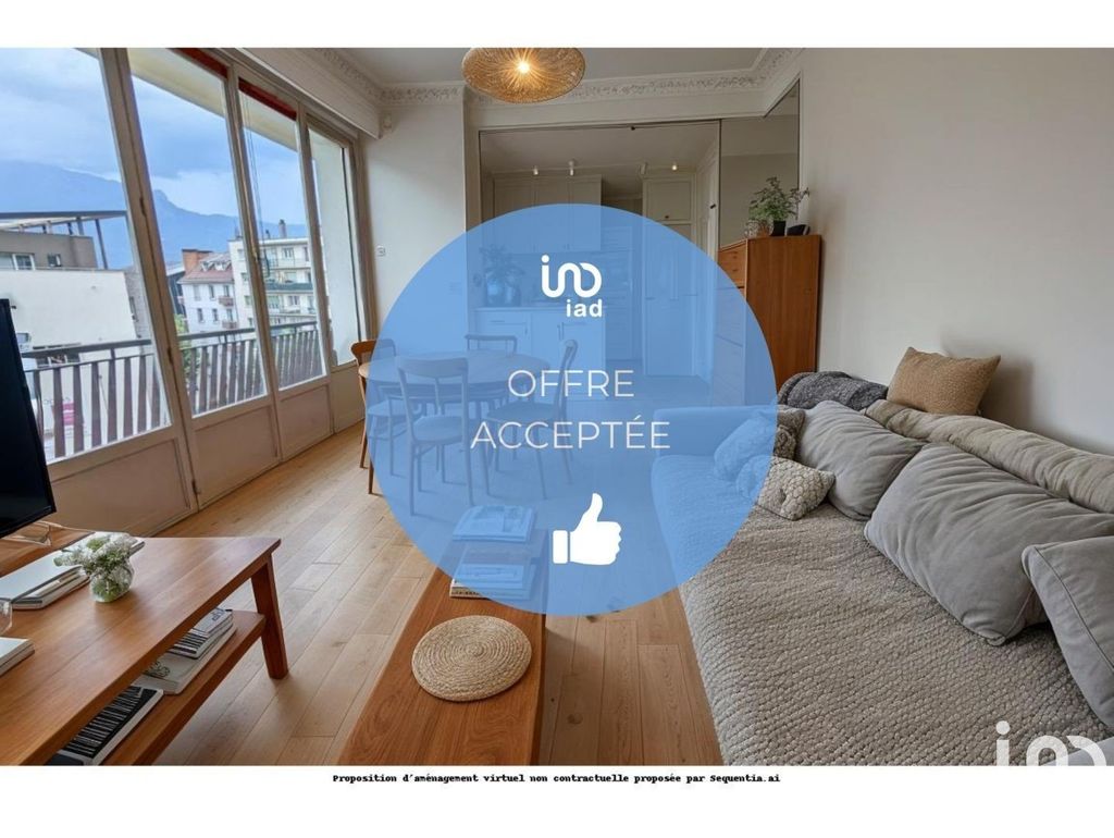 Achat appartement à vendre 2 pièces 48 m² - Grenoble