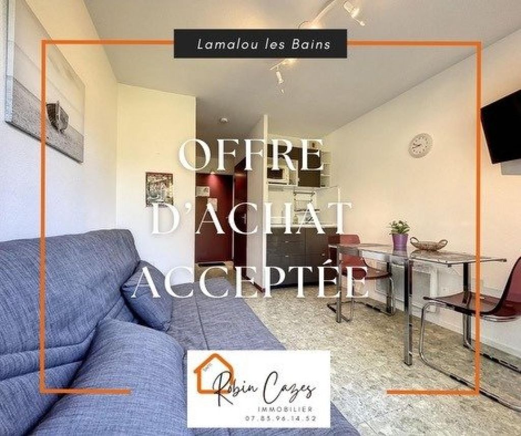 Achat studio à vendre 16 m² - Lamalou-les-Bains