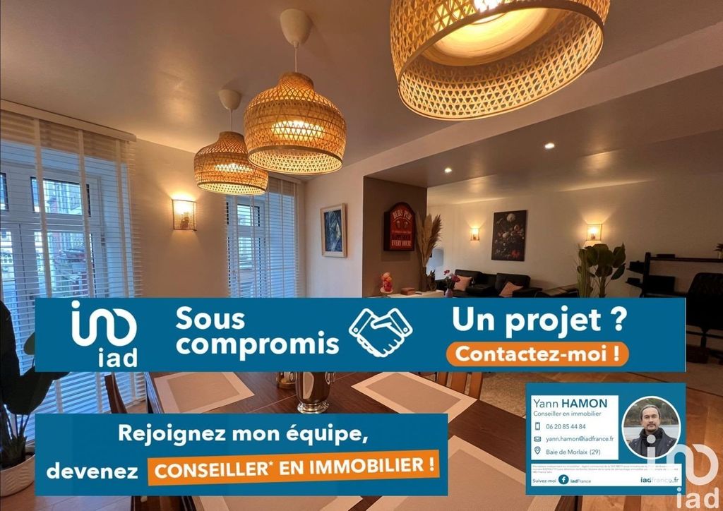 Achat appartement à vendre 3 pièces 92 m² - Morlaix