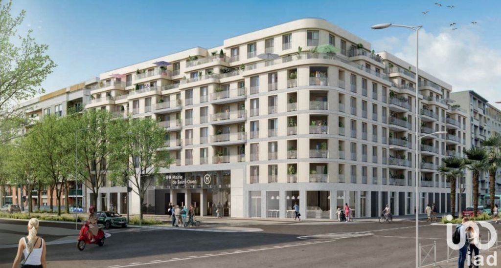 Achat appartement à vendre 2 pièces 60 m² - Saint-Ouen
