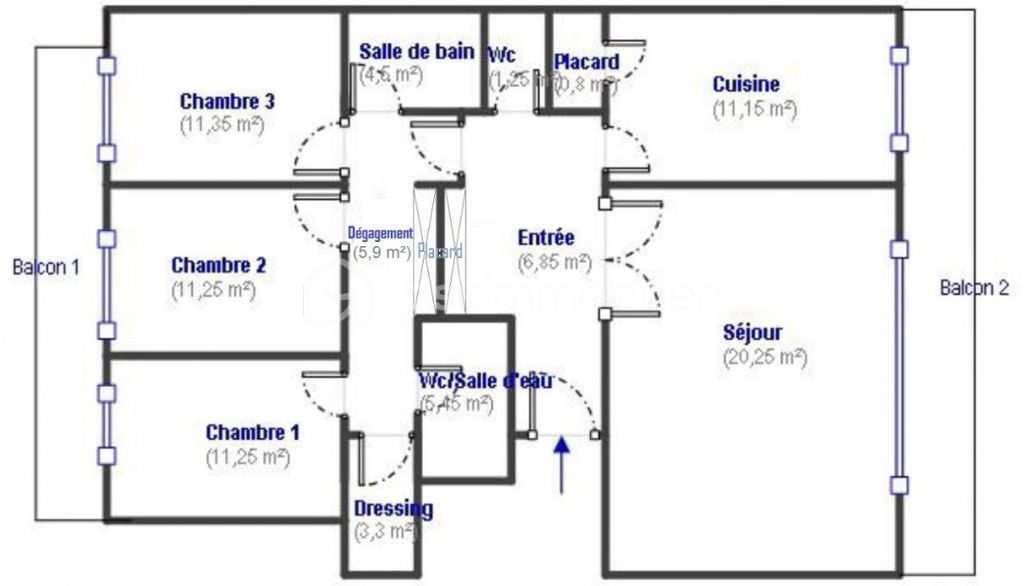Achat appartement 5 pièce(s) Montargis