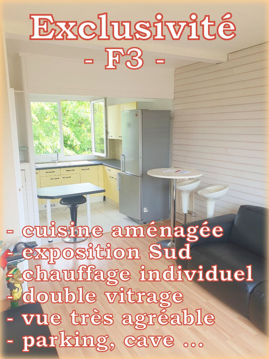 Achat appartement à vendre 3 pièces 51 m² - Le Raincy