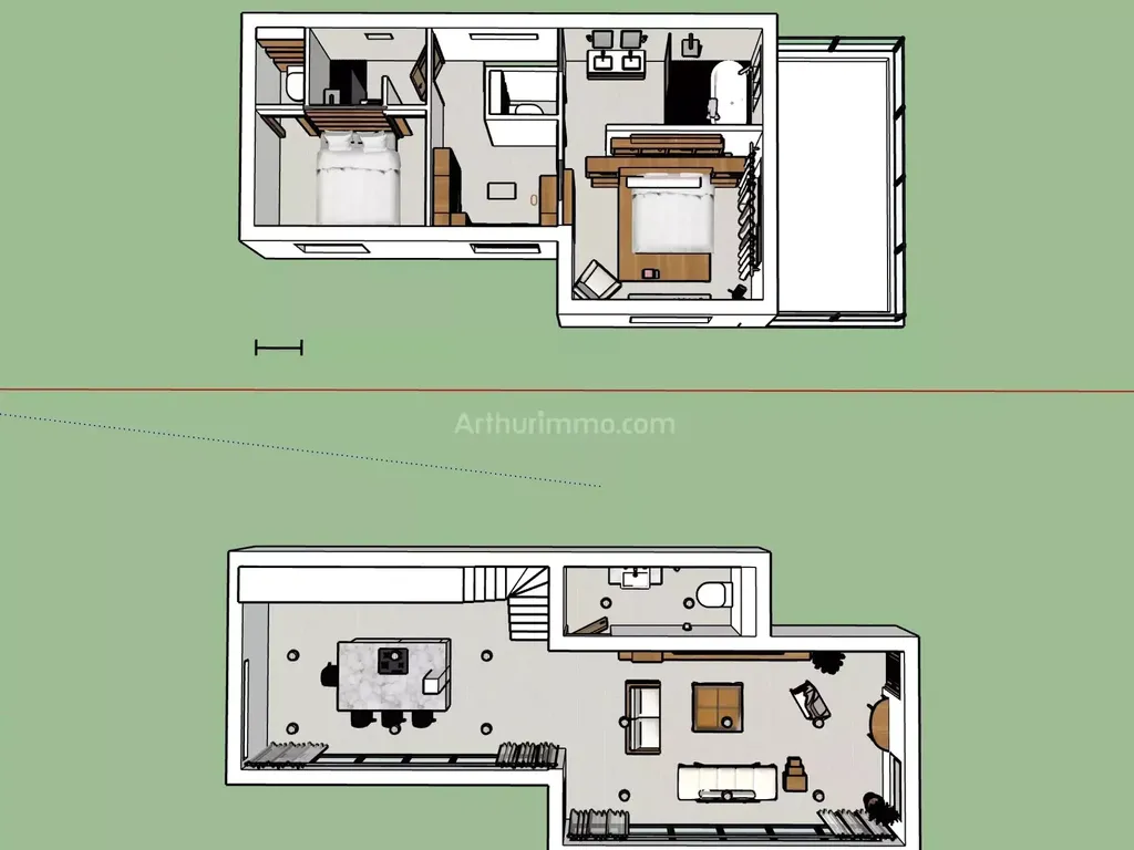 Achat appartement 3 pièce(s) Saint-André-de-la-Roche