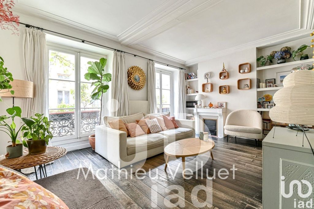 Achat appartement à vendre 3 pièces 71 m² - Paris 18ème arrondissement