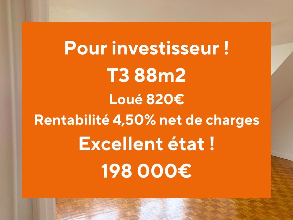 Achat appartement à vendre 3 pièces 93 m² - Lorient