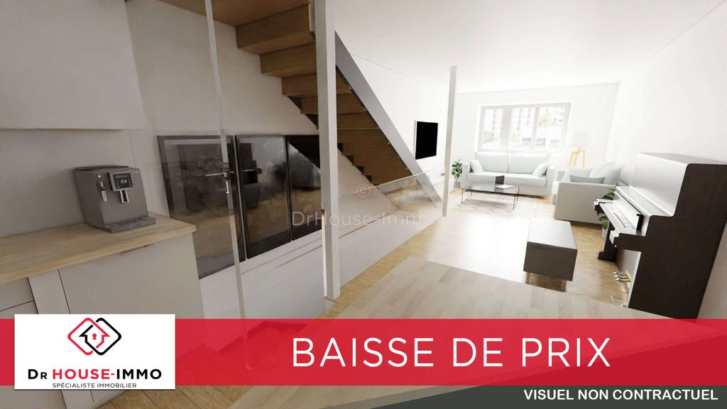 Achat triplex à vendre 4 pièces 67 m² - Bourg-lès-Valence