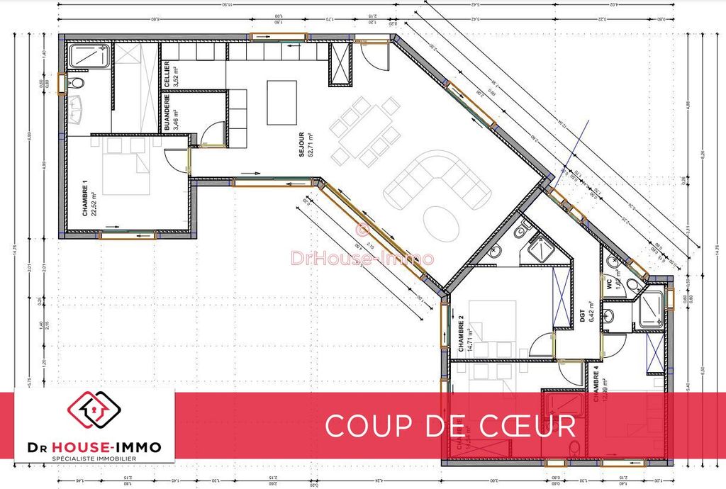 Achat maison à vendre 4 chambres 125 m² - Zonza