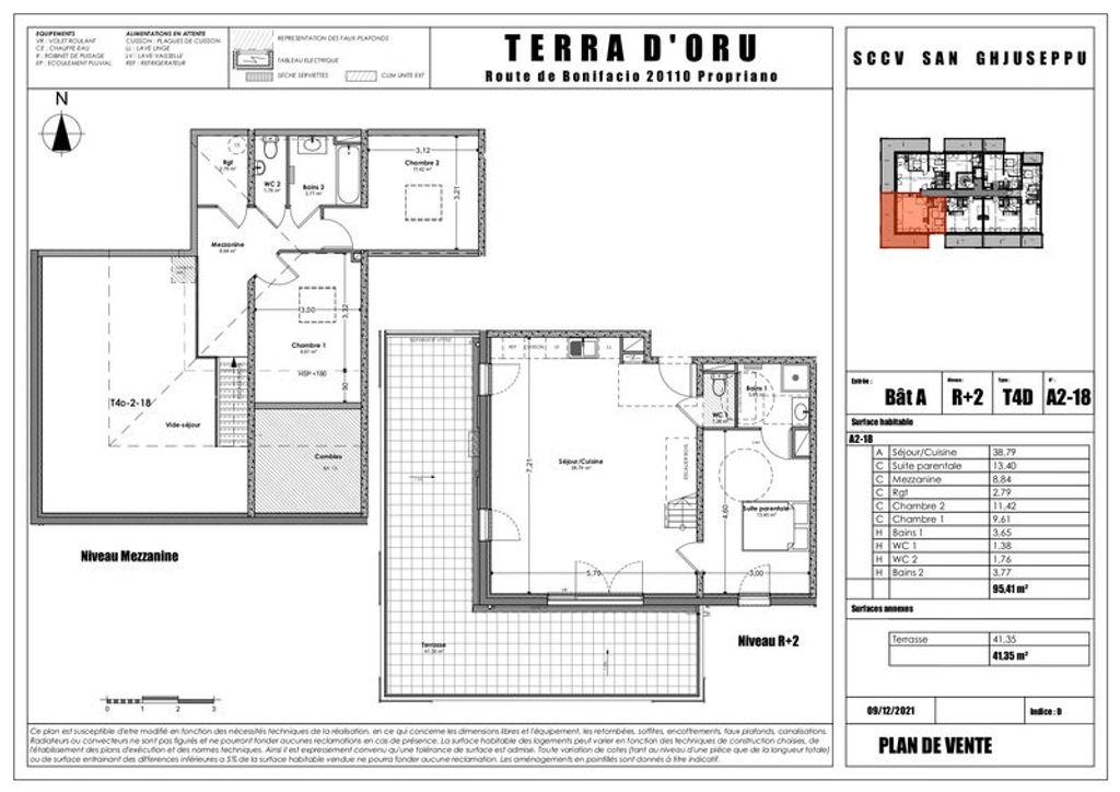 Achat duplex à vendre 4 pièces 95 m² - Propriano