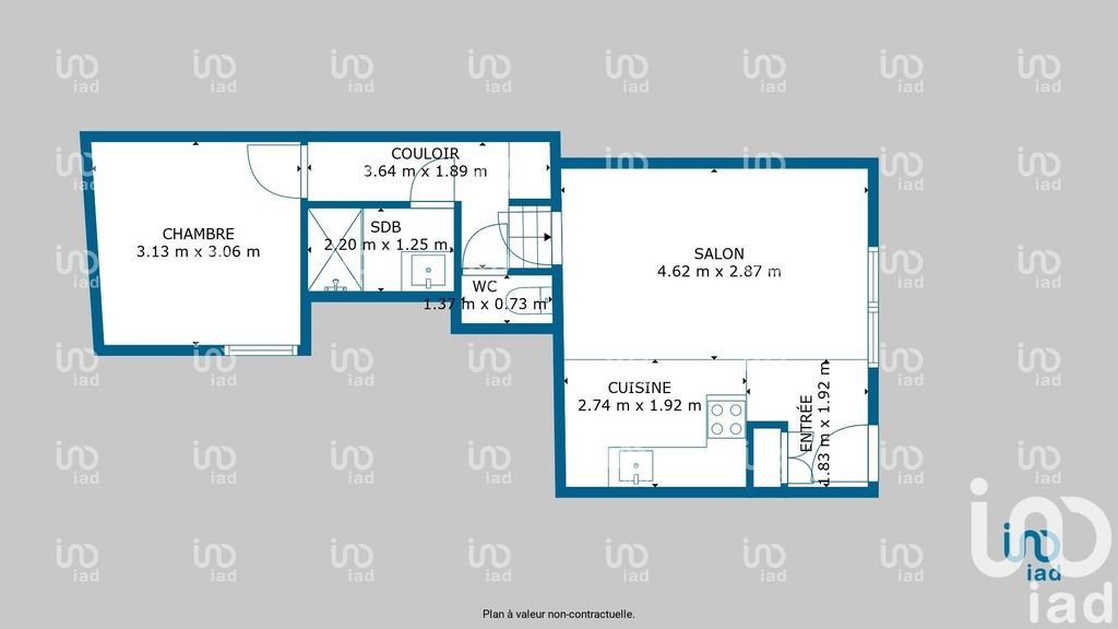 Achat appartement à vendre 2 pièces 38 m² - Évreux