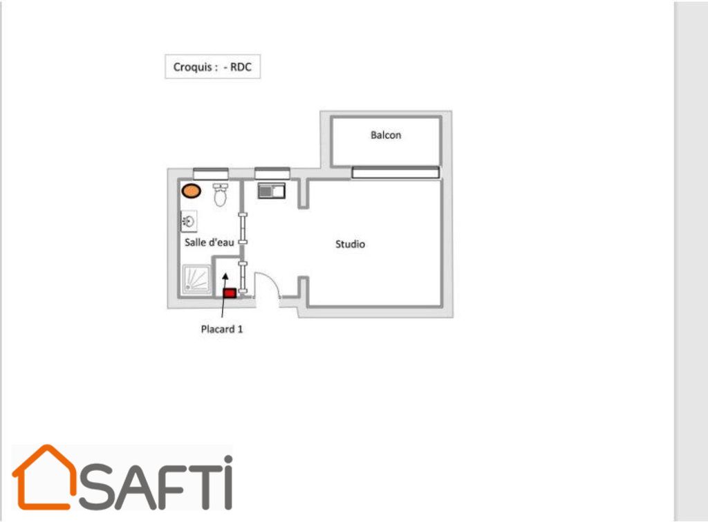 Achat studio à vendre 17 m² - Fort-Mahon-Plage
