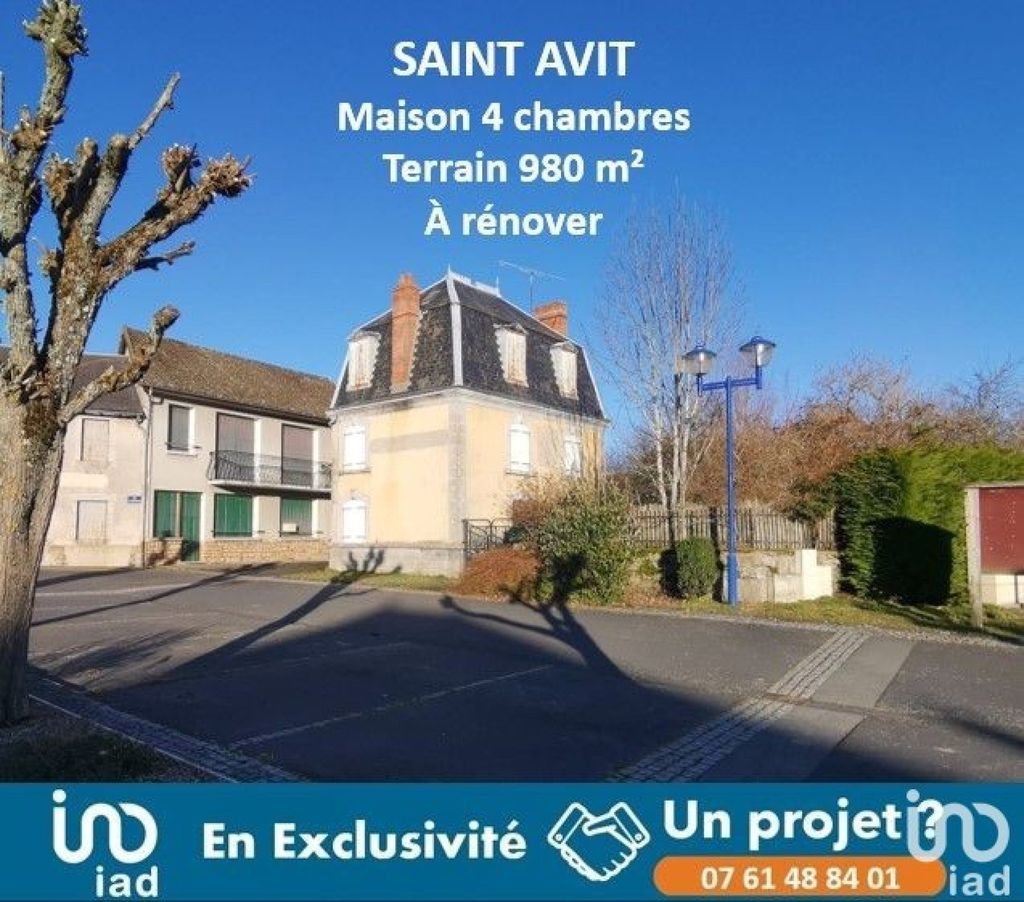 Achat maison à vendre 4 chambres 100 m² - Saint-Avit