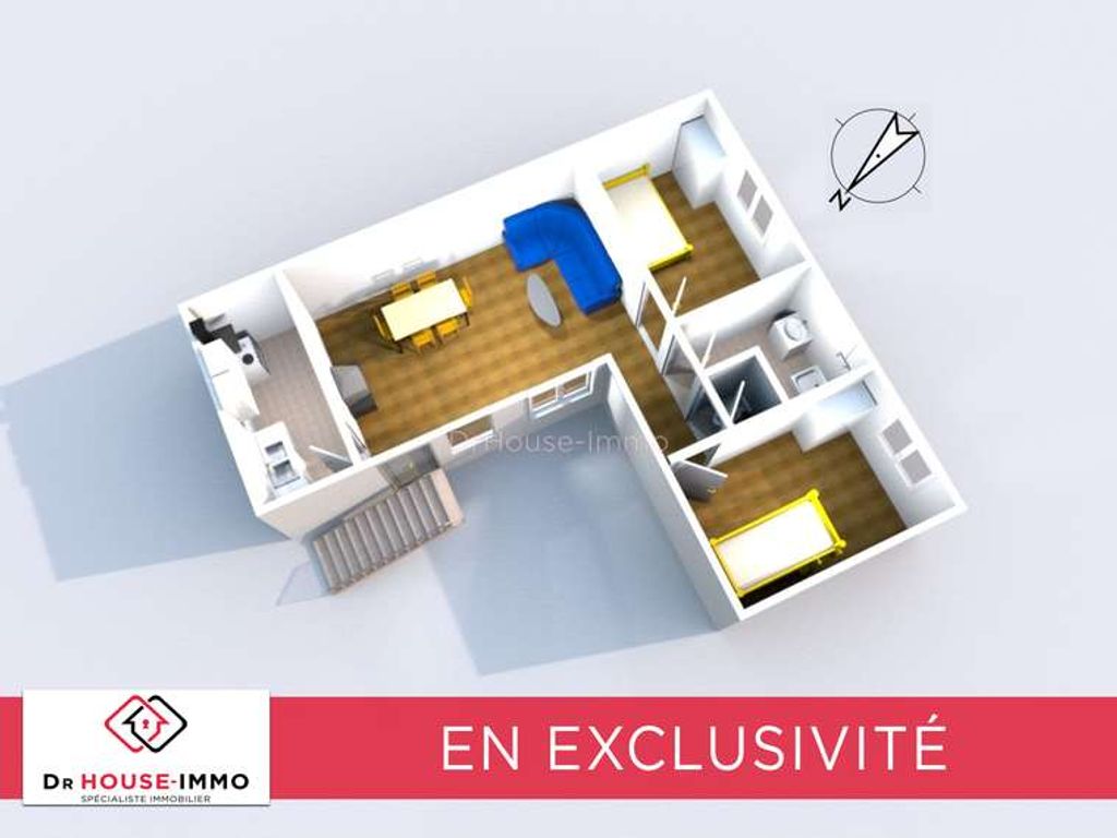 Achat appartement à vendre 4 pièces 63 m² - Choisy-le-Roi