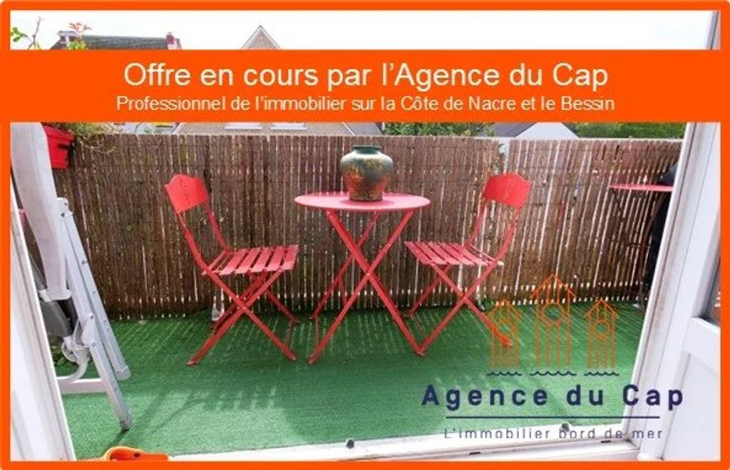 Achat appartement à vendre 3 pièces 58 m² - Saint-Aubin-sur-Mer