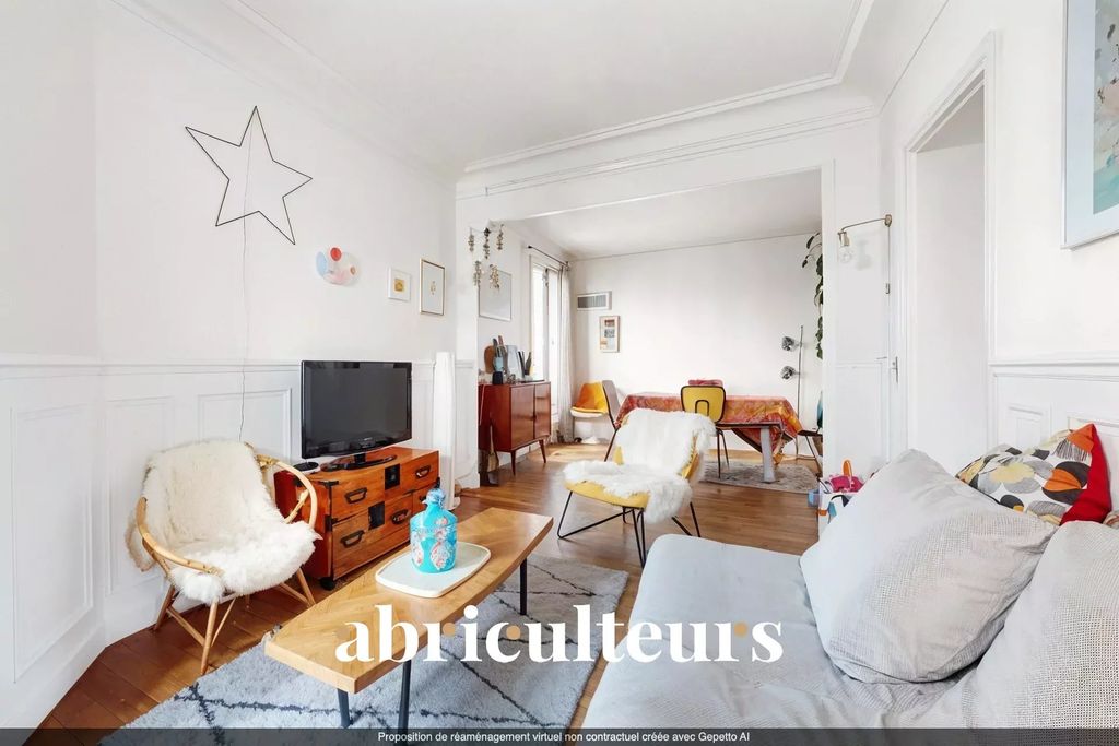 Achat appartement à vendre 4 pièces 84 m² - Paris 14ème arrondissement