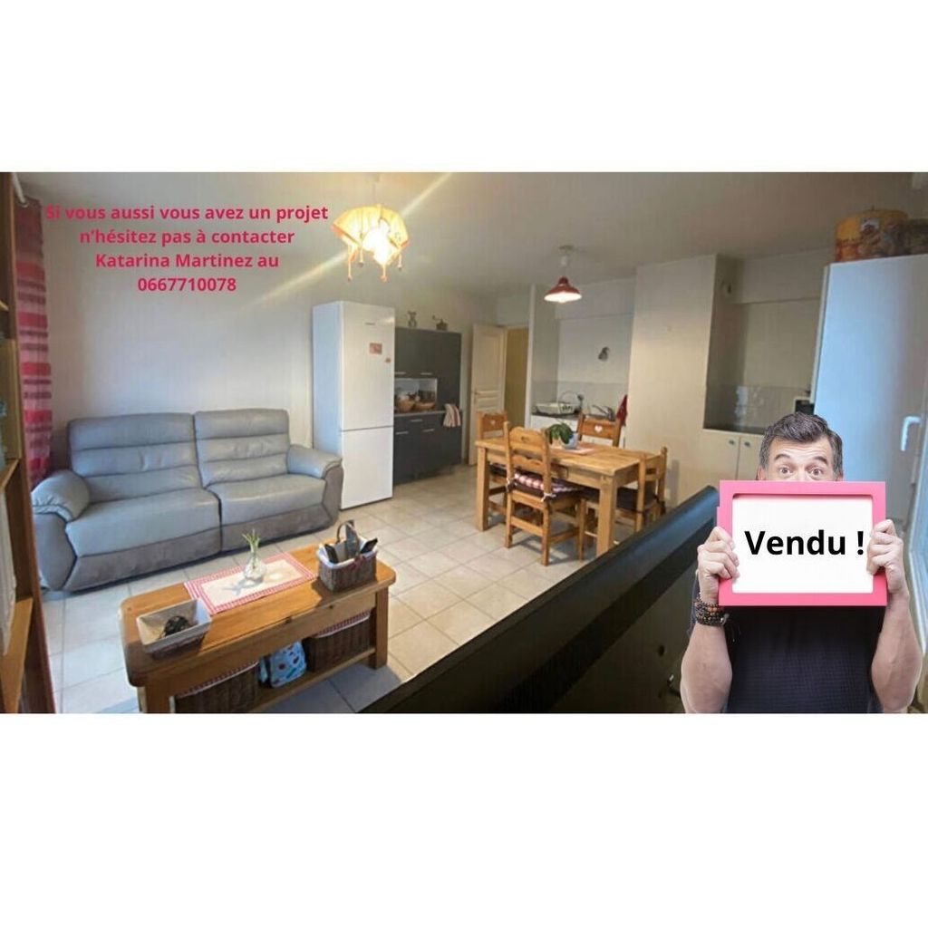 Achat appartement à vendre 3 pièces 61 m² - Saint-Martin-d'Hères