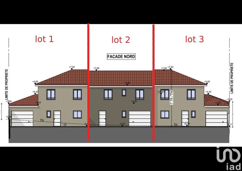 Achat maison à vendre 3 chambres 99 m² - Oyonnax