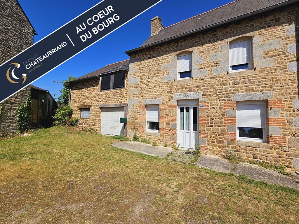 Achat maison à vendre 4 chambres 145 m² - Saint-Aubin-du-Cormier