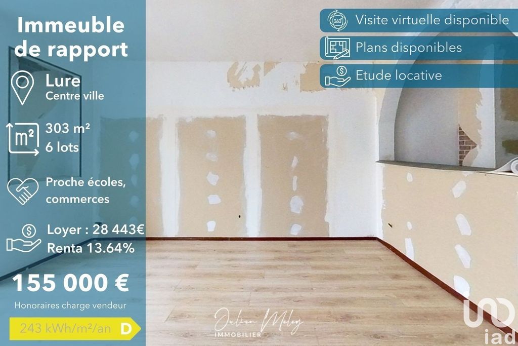 Achat duplex à vendre 9 pièces 303 m² - Lure