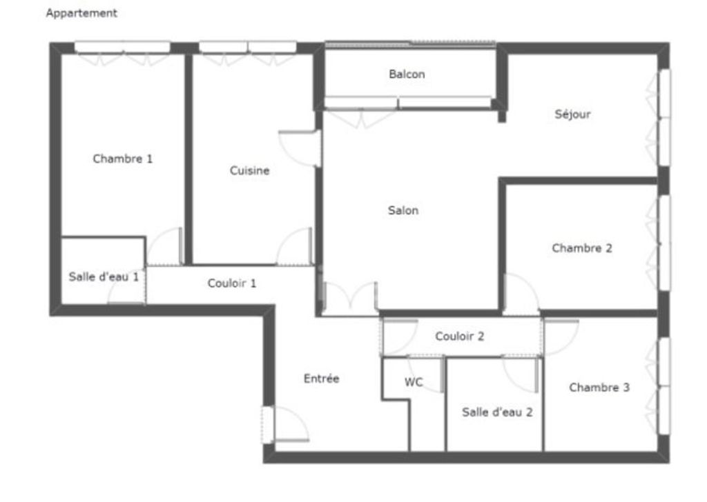 Achat appartement à vendre 5 pièces 108 m² - Angers