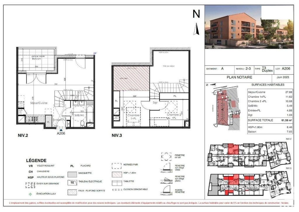 Achat duplex à vendre 3 pièces 62 m² - Garéoult