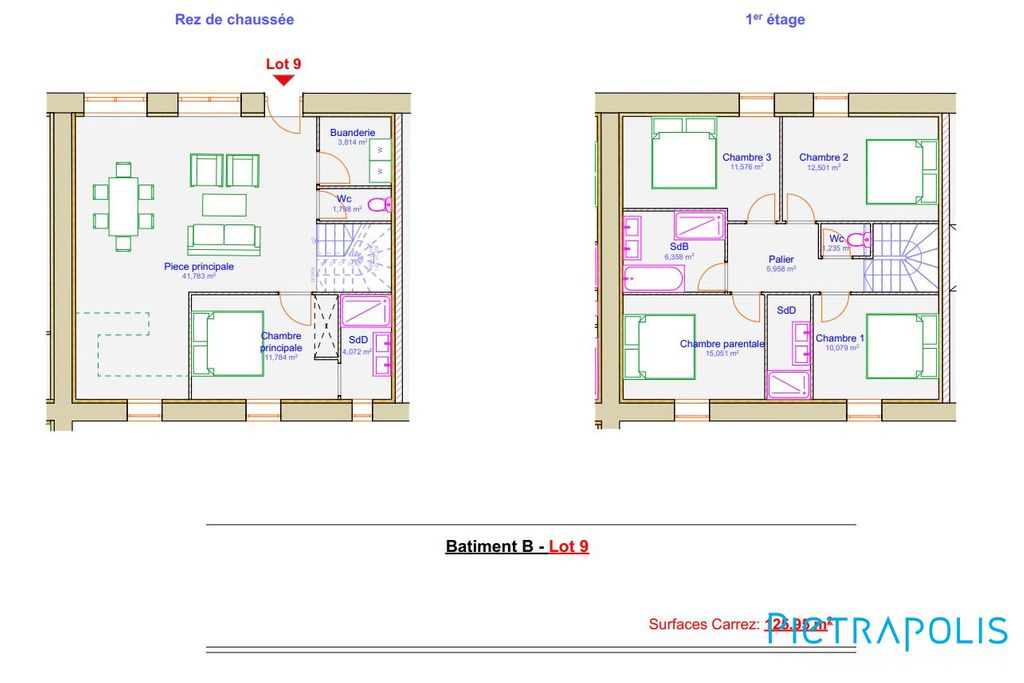 Achat maison à vendre 5 chambres 139 m² - Châtillon-sur-Chalaronne