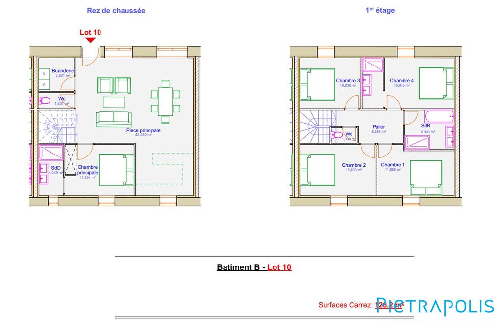 Achat maison à vendre 5 chambres 139 m² - Châtillon-sur-Chalaronne