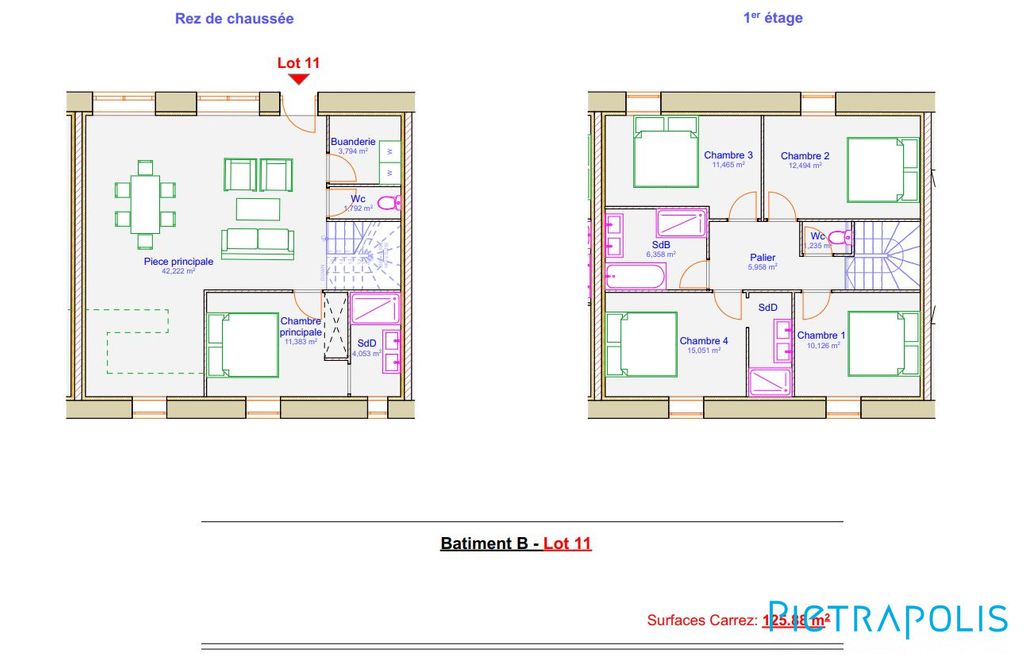 Achat maison à vendre 5 chambres 139 m² - Châtillon-sur-Chalaronne