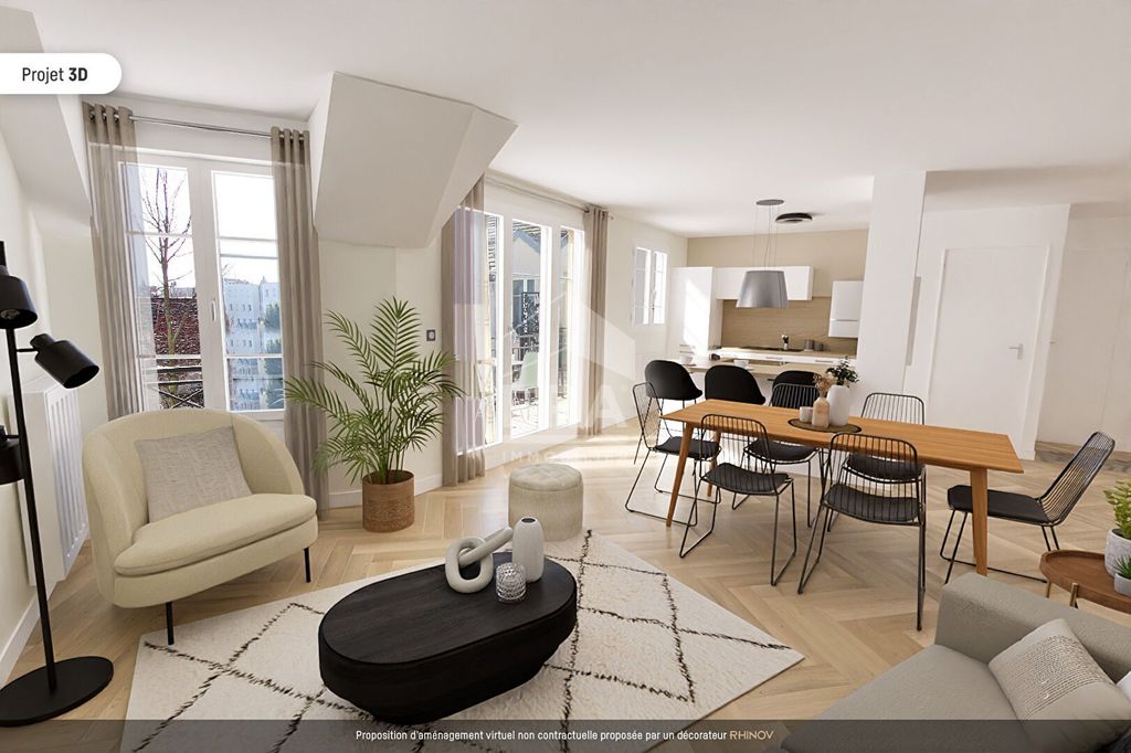 Achat appartement à vendre 4 pièces 84 m² - Villiers-sur-Marne
