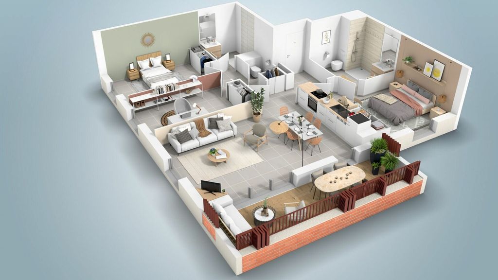 Achat appartement à vendre 4 pièces 83 m² - Saint-Raphaël
