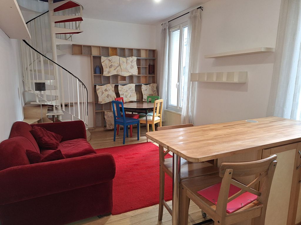 Achat duplex à vendre 2 pièces 47 m² - Paris 18ème arrondissement